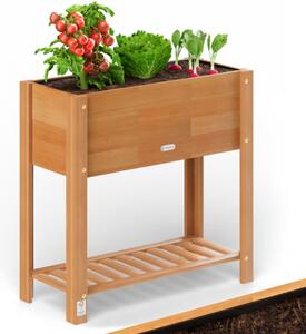 Dvignjena greda BOTANICA iz akacijevega lesa, 68×30×75cm, naravno rjava Casaria