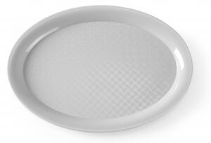 Fast Food Pladenj, Ovalni, Nedrseč, 265x195x15mm
