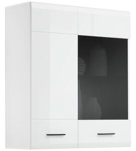 Hom`in Viseča Vitrina Avanti, Antracit, Bela
