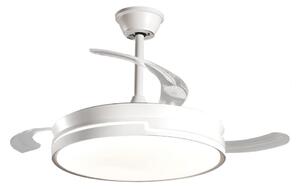 Aigostar - LED Zatemnitveni stropni ventilator LED/36W/230V 2700-6500K + Daljinski upravljalnik bela
