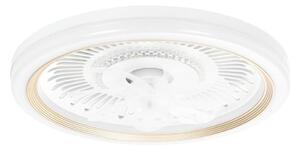 Aigostar - LED Zatemnitveni stropni ventilator LED/40W/230V 2700/4000/6500K + Daljinski upravljalnik bela
