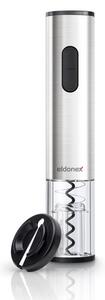 ELDONEX EWO-2200-SL - Električni odpirač za vino 4xAA mat krom