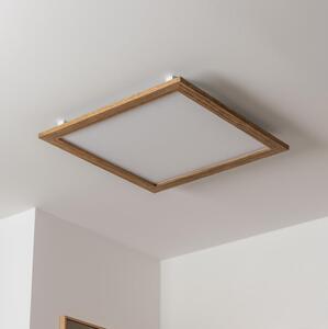 Brilagi - LED Stropna svetilka SLIMFRAME WOOD LED/58W/230V 64x64 cm rjava