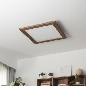 Brilagi -LED Stropna svetilka SLIMFRAME WOOD LED/36W/230V 49,5x49,5 cm temno rjava