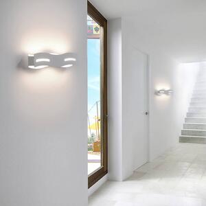 LED stenska svetilka Wave white