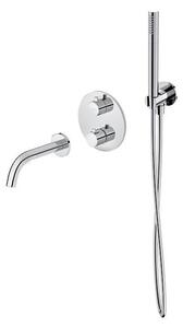 Cersanit S952-034-Tuš set s termostatsko podometno pipo ZEN sijajni krom