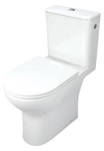 Deante CDJD6RPS - Stoječa WC školjka z desko JASMIN keramika/bela