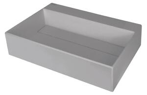 Deante CQR_SU6M - Namizni umivalnik CORREO 40x60cm granit/kovinska siva