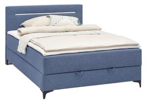 Mömax Postelja Boxspring Jerry, Modra, 100x200