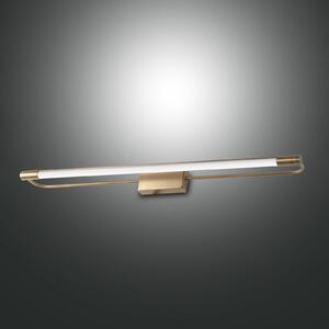 Rapallo LED stensko svetilo, medenina, IP44, 60 cm