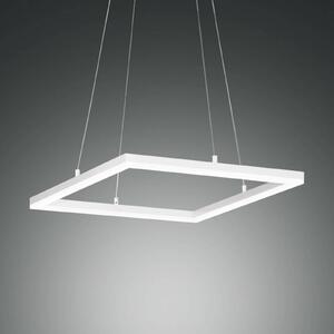 LED obesek Bard, 42x42cm v beli barvi