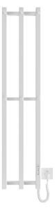 Kopalnica radiator HF SLIM 110W/230V 117x25 cm bela kvadraten