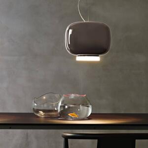 Foscarini Chouchin 3 LED viseča svetilka, siva