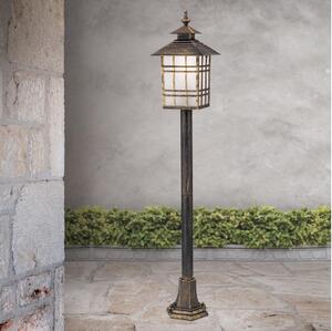 Orion AL 11-1117/1 - Zunanja svetilka KIKO 1xE27/11W/230V IP44 bron/patina