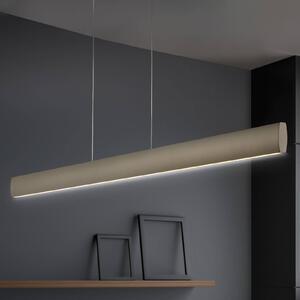 LED viseče svetilo Runa, bron, dolžina 92 cm