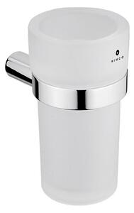 NIMCO BR 11058W-26 - Stensko držalo za zobno ščetko BORMO mat steklo/sijajni krom