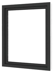 PVC okno (Š x V: 120 x 120 cm, Smer odpiranja: Desno, Bela, antracit)