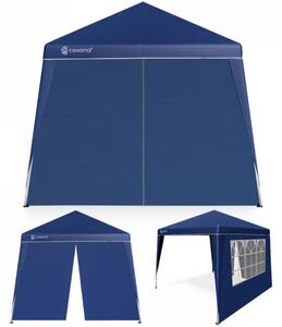 Paviljon za zabave CAPRI PLUS z 2 stranskima stenama, 3×3 m, modra Casaria