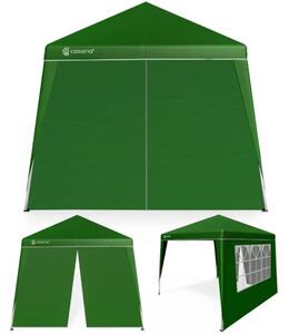 Paviljon za zabave CAPRI PLUS z 2 stranskima stenama, 3×3 m, zelen Casaria