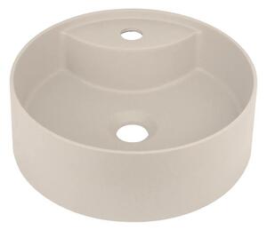 Deante CQS_5U4B - Namizni umivalnik z luknjo SILIA pr. 36 cm granit/bež