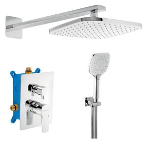 Novaservis - Tuš set s podometno pipo METALIA ECO sijajni krom