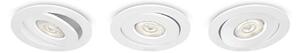 Philips 59183/31/16 - SET 3x LED Vgradna svetilka ASTEROPE LED/4,5W/230V
