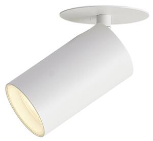 Sodobna vgradna reflektorska svetilka bela GU10 50mm IP44 - Chels