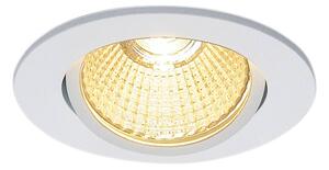 SLV New Tria 68 vgradni reflektor LED 3.000K okroglo bele barve