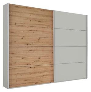 Modern Living Omara Z Drsnimi Vrati Feldkirch, Siva, Barva Hrasta