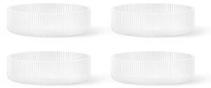 Ferm Living Komplet posod ferm LIVING Ripple Serving Bowls 4-pack