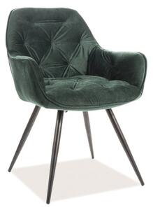 Zeleni stol CHERRY VELVET