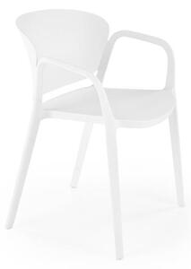 Beli plastični stol K491