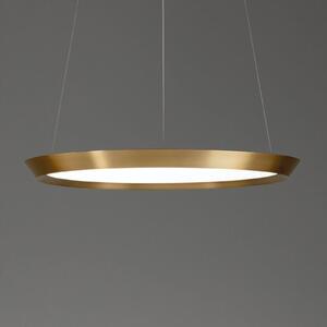 LEDS-C4 Saturn LED viseča svetilka medeninasta saten Ø 60 cm