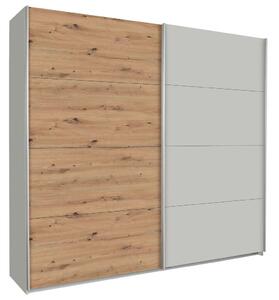 Modern Living Omara Z Drsnimi Vrati Feldkirch, Siva, Barva Hrasta