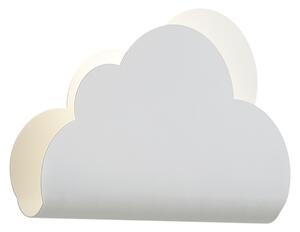 Otroška stenska svetilka bela oblak s soncem - Cloudy