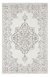 Siva in kremasta zunanja preproga NORTHRUGS Tilos, 120 x 170 cm