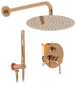 Rea Lungo Copper + BOX Set za tuširanje s prikrito namestitvijo
