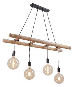 Leuchten Direkt 15025-18 - Lestenec na vrvici EDGAR 4xE27/60W/230V