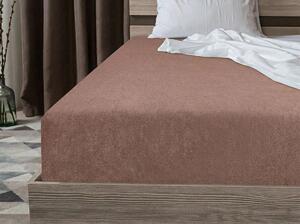 Frotirno rjuho MOLTON temno rjava 90 x 200 cm