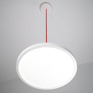 LED viseča svetilka VIVAA 2.0 Ø45cm kabel rdeča 4.000K