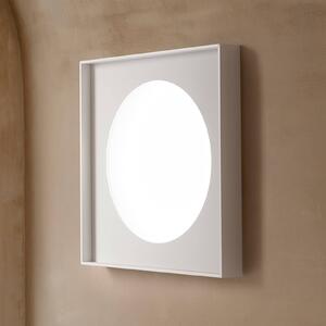 Luceplan Cassette LED stenska svetilka fazni rez 60x60cm