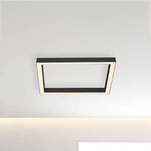 Stropna svetilka LED PURE Lines, 55x55 cm, antracit, CCT, daljinski upravljalnik