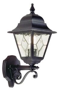 Elstead NR1-BLK - Zunanja stenska luč NORFOLK 1xE27/100W/230V IP43