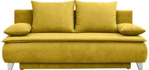 Mömax Zofa Boxspring Mona, Rumena, Ležišče, Predal