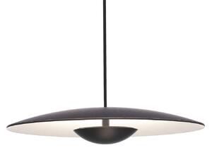 MARSET Ginger LED obesek triac Ø32cm wenge/bela