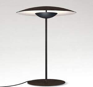 MARSET Ginger M LED namizna svetilka Ø42cm wenge/bela