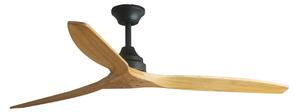 FARO 33718DC - Stropni ventilator ALO L les/črna pr. 152 cm + Daljinski upravljalnik