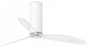 FARO 32034 - Stropni ventilator TUBE FAN bela/prozorna pr. 128 cm