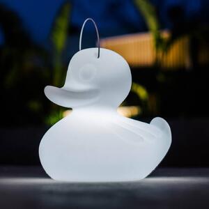 LED oblikovna luč DUCK-DUCK XL za zunanjo uporabo v beli barvi