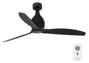FARO 32030 - Stropni ventilator MINI ETERFAN črna pr. 128 cm + Daljinski upravljalnik